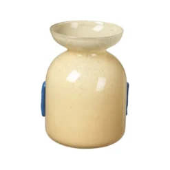 Vera vas 30cm, Anise yellow-serenity lt. blue