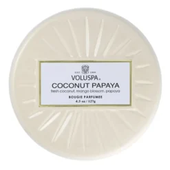 Vermeil Mini Tin doftljus 25 timmar, Coconut Papaya