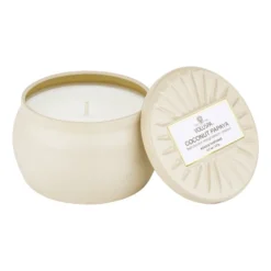 Vermeil Mini Tin doftljus 25 timmar, Coconut Papaya