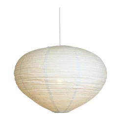 Verona lampskärm, Vit, Ø55x40 cm