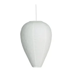 Verona lampskärm, Vit, Ø35x50 cm