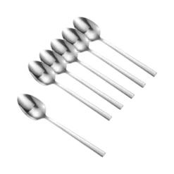 Victoria dessertsked 6-pack, Rostfritt stål