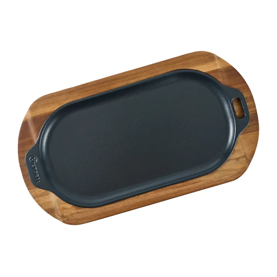 Victoria ovalt serveringsfat enameled, 29,4x19 cm