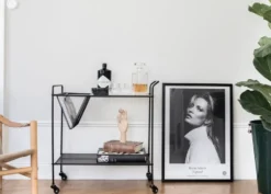 Vide whiskeyset karaff och 6 st whiskeyglas, Kristallglas
