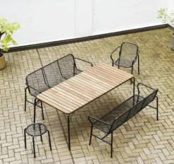 Vig Dining bänk, Svart