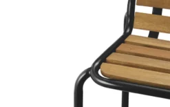 Vig Robinia stol, Svart