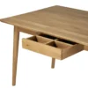 VIOR matbord 90x120 cm, Lackerad ek