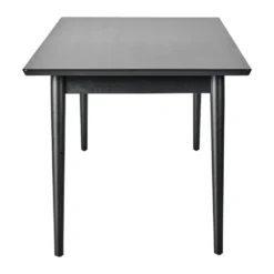 VIOR matbord 90x200 cm, Svartlackad ek