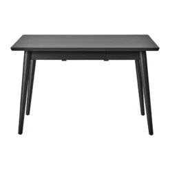 VIOR matbord 90x120 cm, Svartlackad ek