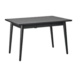 VIOR matbord 90x120 cm, Svartlackad ek