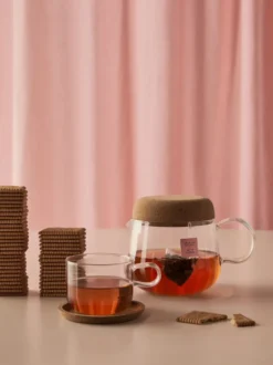 Viva tekanna med korklock 1,2 L, Klar