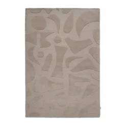 Vivid ullmatta 200x300 cm, Beige