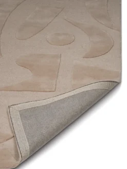 Vivid ullmatta 200x300 cm, Beige