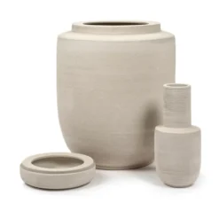 Volumes vas Ø17,5 cm, Beige