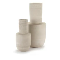 Volumes vas L Ø25 cm, Beige