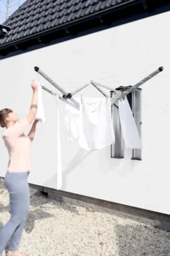 WallFix torkvinda 24 m med Skyddsbox, Grå