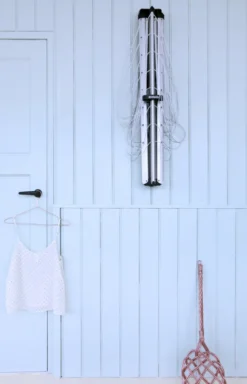 WallFix torkvinda 24 m med tygöverdrag, Grå
