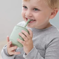 Wally mugg med peekaboo sugrör 2-pack, Blue
