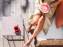 Watermelon kopp med fat, 25 cl