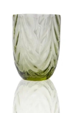Wave dricksglas 25 cl, Olivegreen