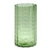 Waves 01 vas 21 cm, Green-clear