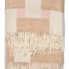 Weave pläd 130x180 cm, Rosa