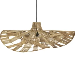 Wella taklampa rotting 81 cm, Natur