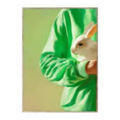 White Rabbit poster, 30x40 cm
