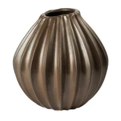 Wide vas M 25 cm, Brown