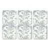 Willow Bough glasunderlägg 6-pack, Blue