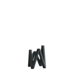 W ljusstake 24 cm, Black