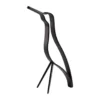 Woody Bird high 18 cm, Black stained oak