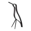Woody bird high 25 cm, Black stained oak