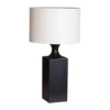 Woody bordslampa 56 cm, Svart-vit