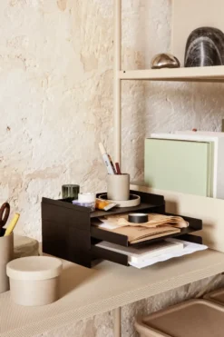 2x2 Organiser dokumentförvaring, Svart