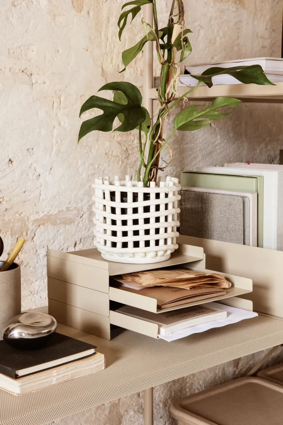 2x2 Organiser dokumentförvaring, Cashmere