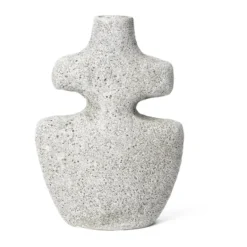 Yara ljusstake medium, Grey Pumice