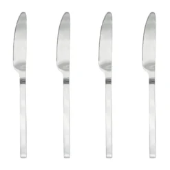 Yuka kniv 4-pack, Brushed Steel