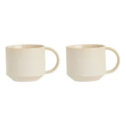 Yuka kopp 2-pack, Offwhite