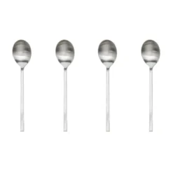 Yuka tesked 4-pack, Brushed Steel