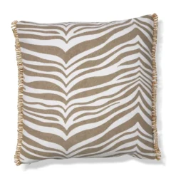 Zebra kudde 50x50 cm, Simply taupe