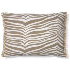 Zebra kudde 40x60 cm, Simply taupe (beige)