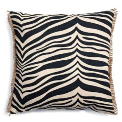 Zebra kudde 50x50 cm, Svart